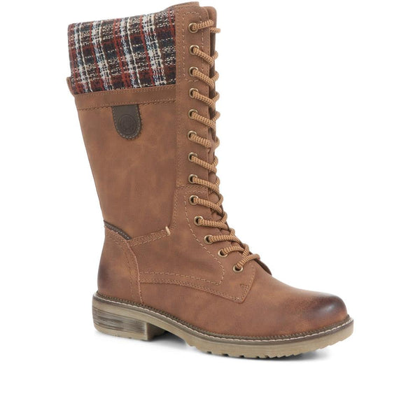 Mid calf outlet military boots