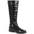 Croc Patent Leather Knee High Boot - TRY30001 / 316 415