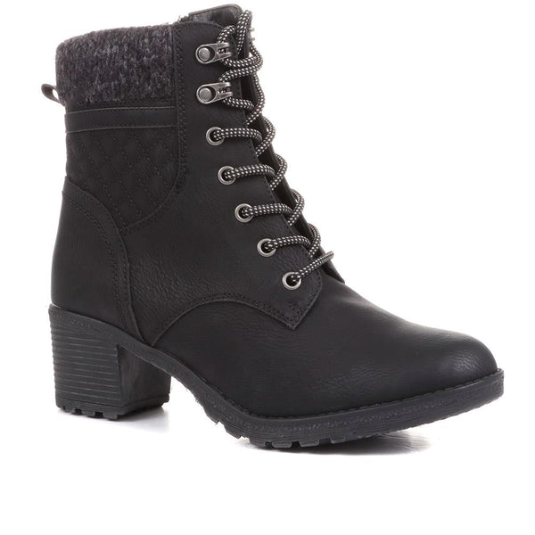 Lace Up Ankle Boots - WBINS34111 / 320 459