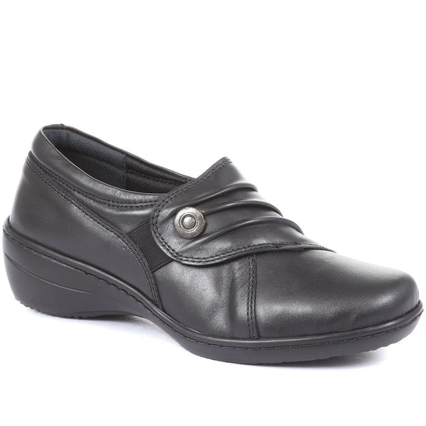 Wide Fit Handmade Slip-On Leather Shoes - HAK30009 / 316 090