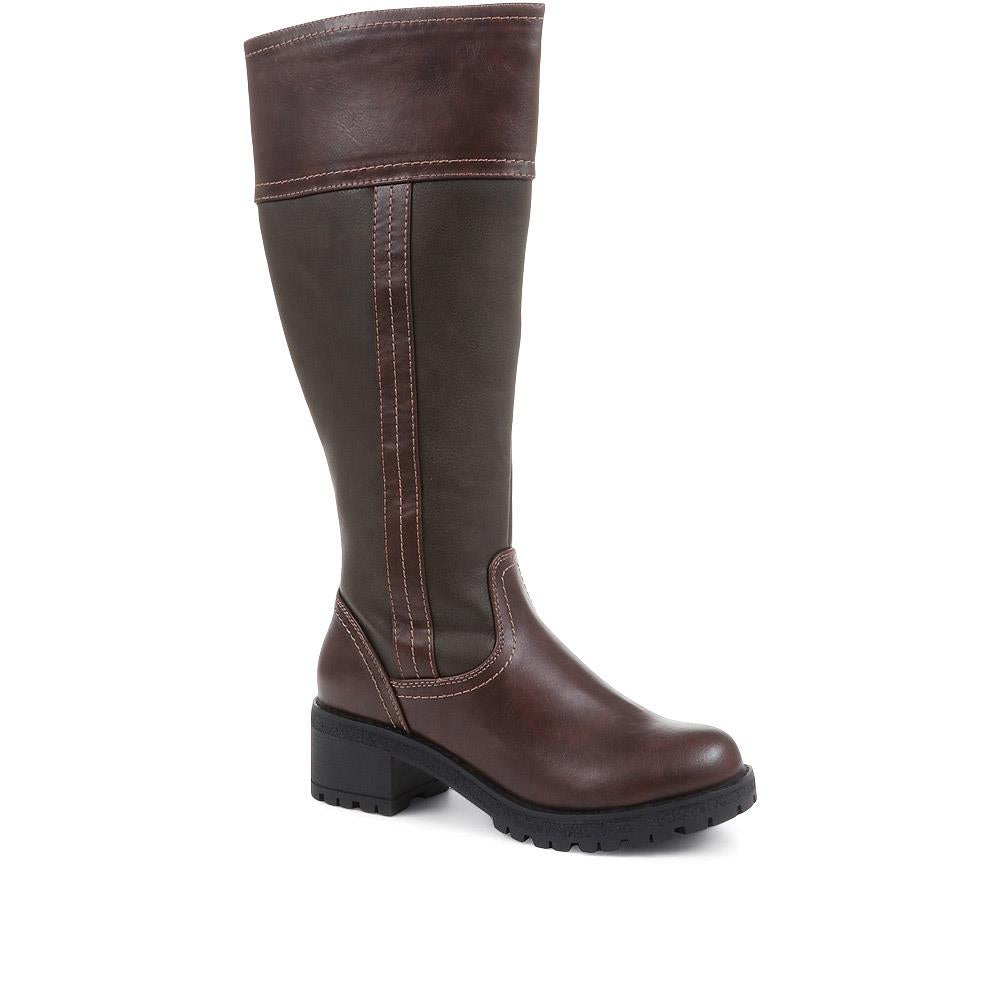 Leather Mid calf Boots WBINS36132 323 116 Pavers Ireland