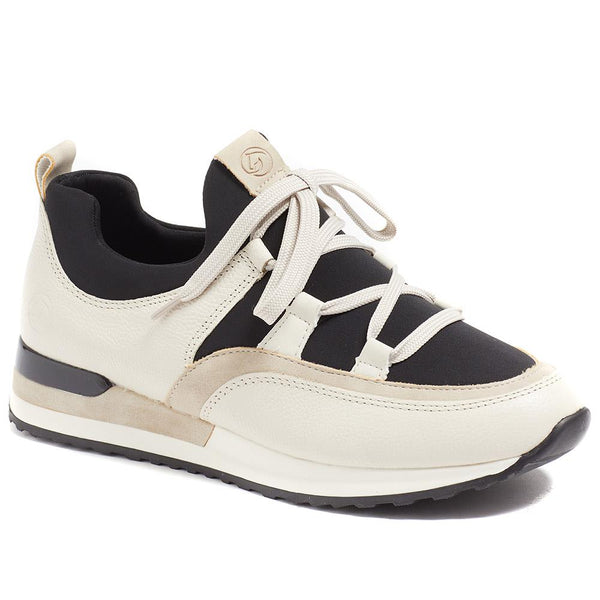 Lace-Up Leather Trainers - DRS36507 / 322 415