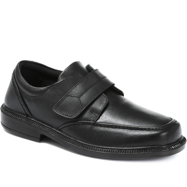 Adjustable Wide Fit Leather Shoes - RAJ1602 / 124 915