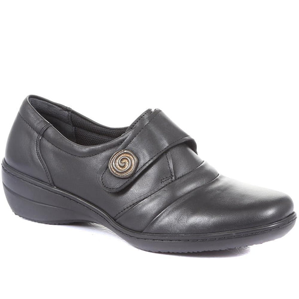 WideFit Handmade Leather Shoe with One Touch Strap - HSHAK1806 / 146 045