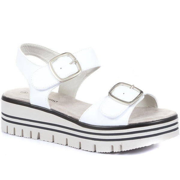 Flatform Dual Strap Sandals - BELWBINS33039 / 319 903