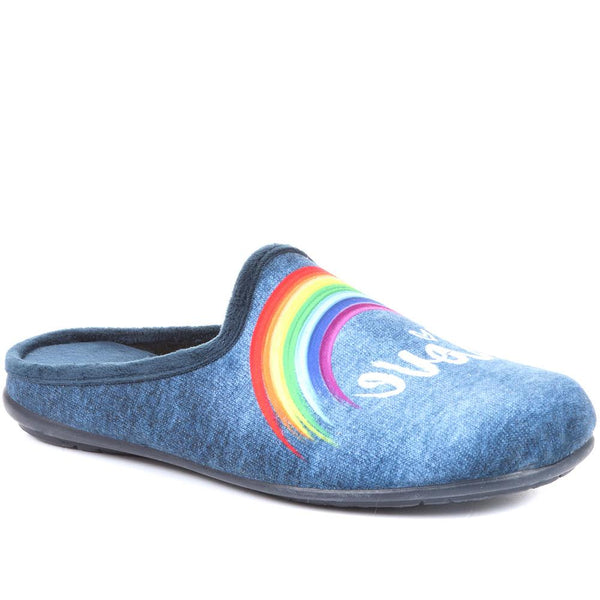 Novelty Rainbow Love Slippers - RELAX34013 / 321 239